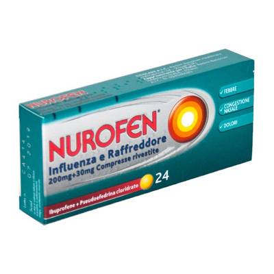 Nurofen influenza e raffreddore 24cpr